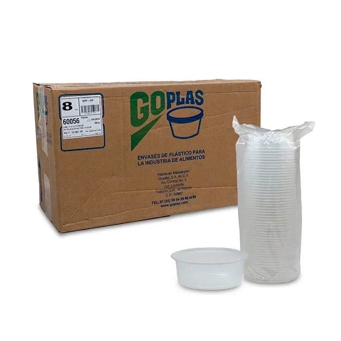 ENVASE PLASTICO "GOPLAS" 1/4 LITRO
