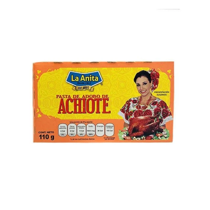CAJA ACHIOTE ANITA PASTILLA