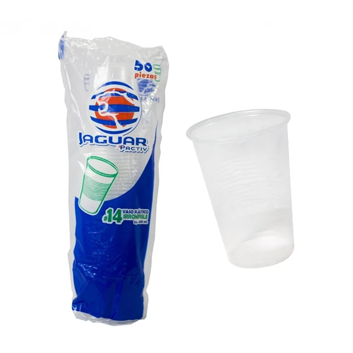 VASO PLASTICO "JAGUAR" 14 (PPROP)