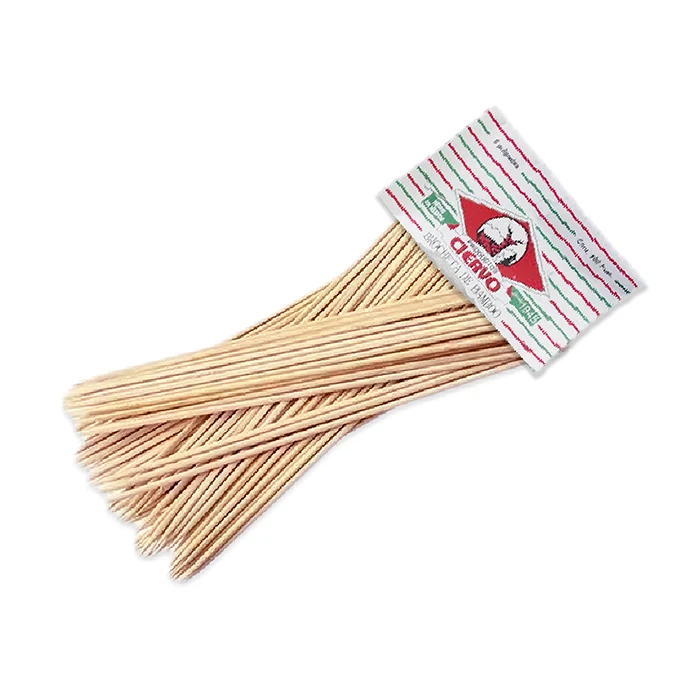 PALILLO BROCHETA BAMBU 12" "CIERVO"