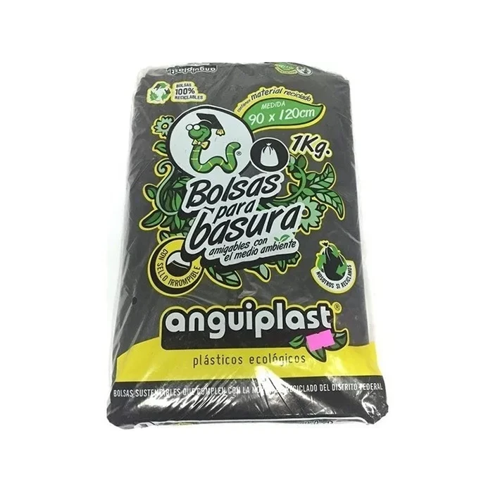 BOLSA COLOR NEGRO P/BASURA 90X120 "ANGUIPLAST"