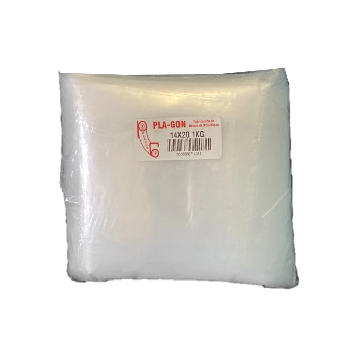 BOLSA NATURAL PLANA 14X20 "PLA-GON"