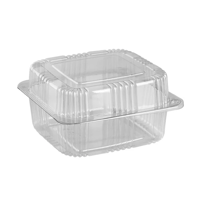 CAJA TRANSPARENTE CUADRADA L:14, AN:14.5, AL:7.5 PET "WOW"