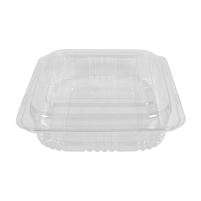 CAJA TRANSPARENTE CUADRADA MULTIUSOS L:14, X14, X5 PET "WOW"