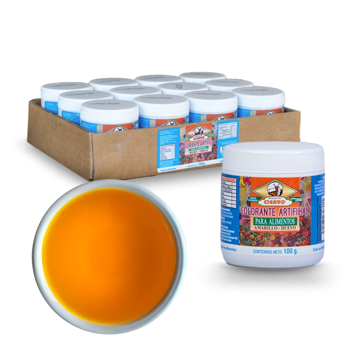 Amarillo Huevo Colorante Artificial CIERVO 100g